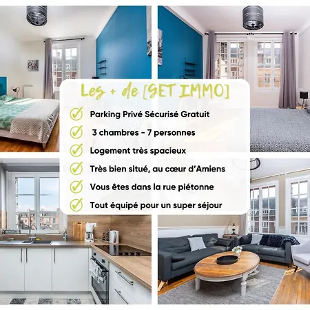 Magnifique 3 - Parking - Hyper Centre - Gare Apartamento *